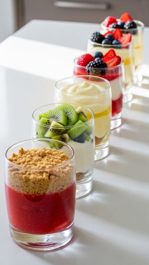 How to make dessert cups