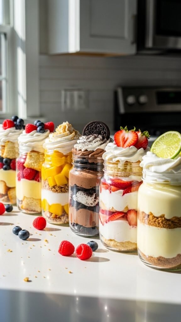 How to make dessert jars