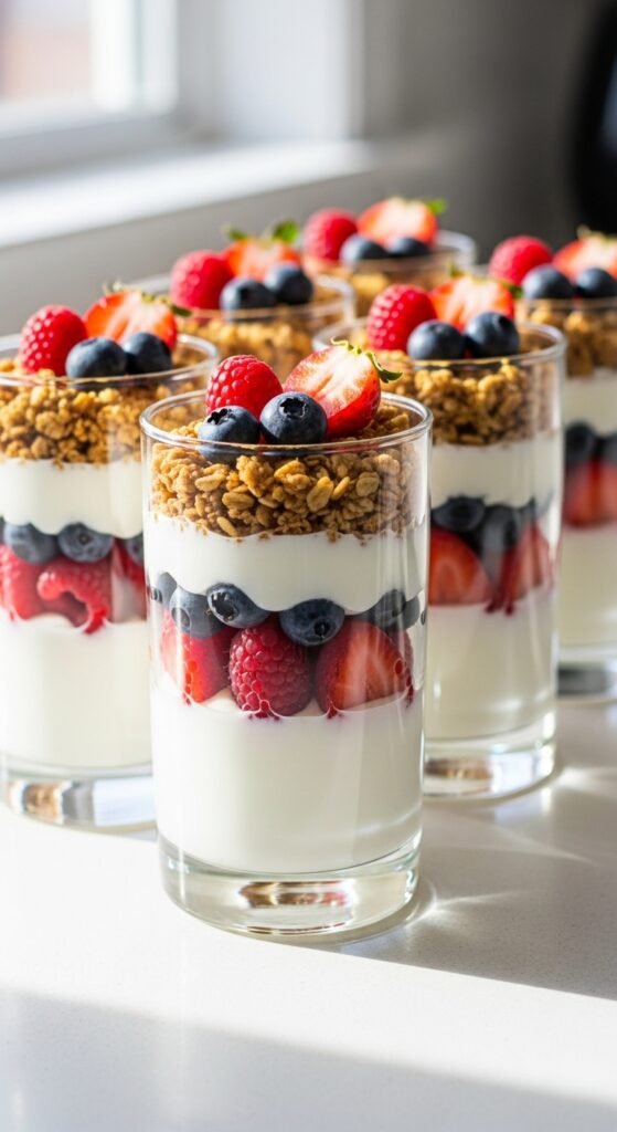 Yogurt and Berry Parfait