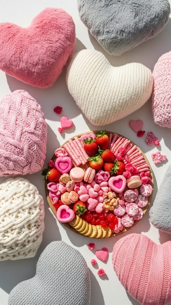 Pink-Themed Grazing Board