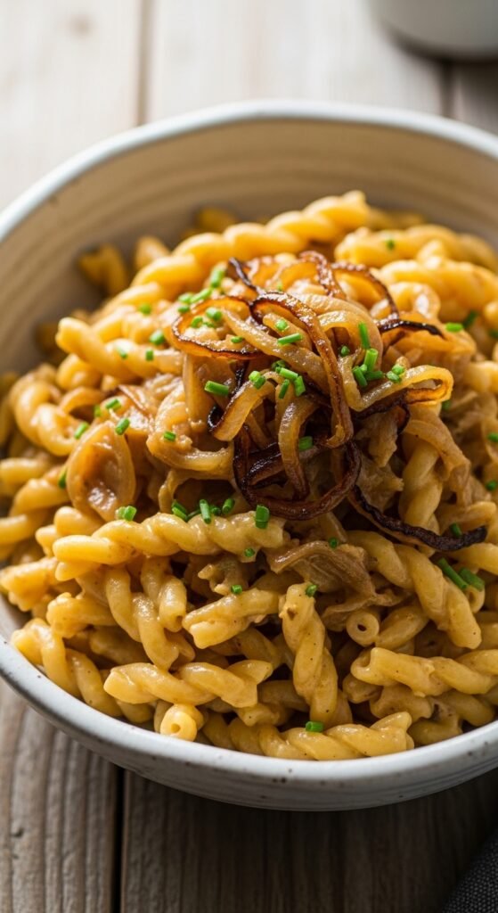 Creamy Caramelized Onion Pasta
