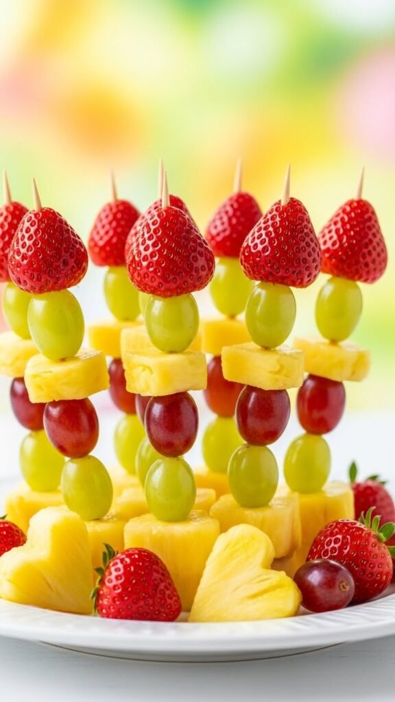 Valentine Fruit Kabobs
