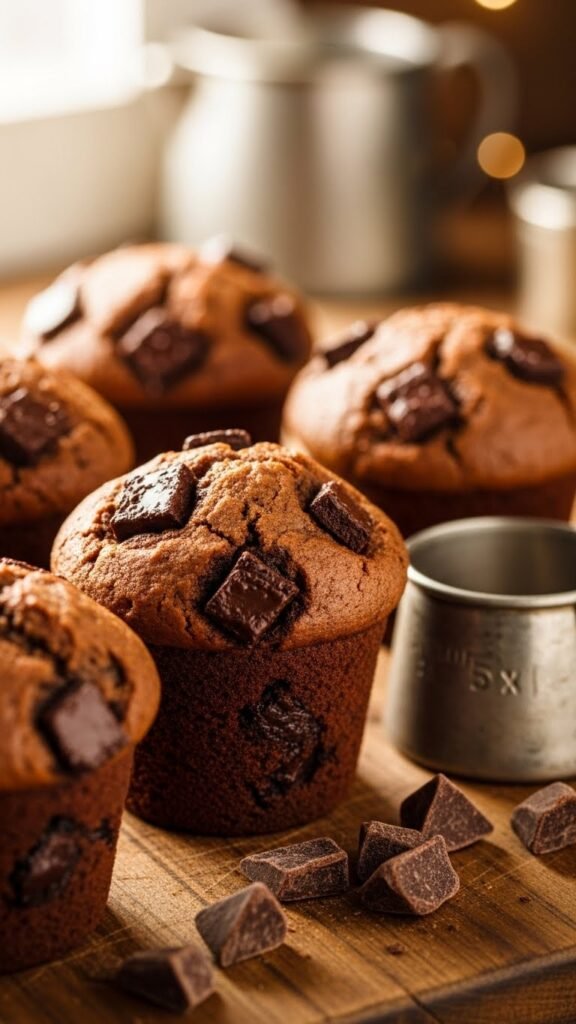 Double Chocolate Muffins