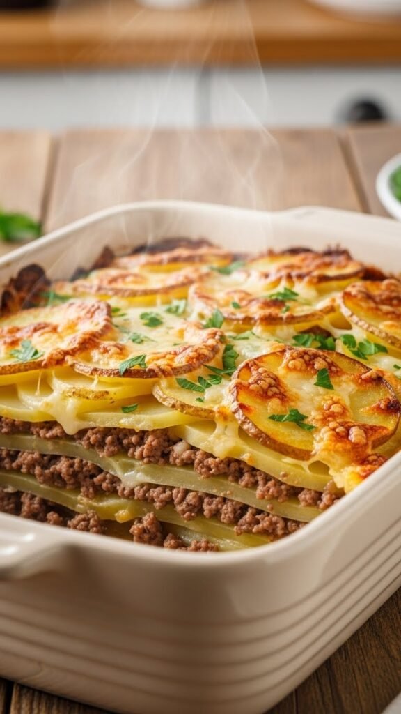 Irish Beef and Potato Hotpot