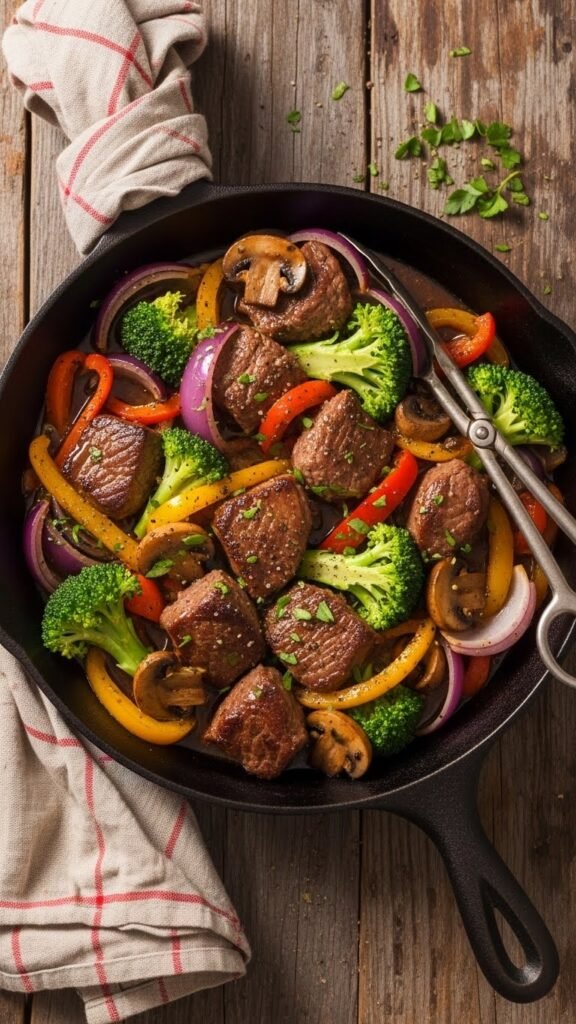 Irish Beef and Vegetable Skillet