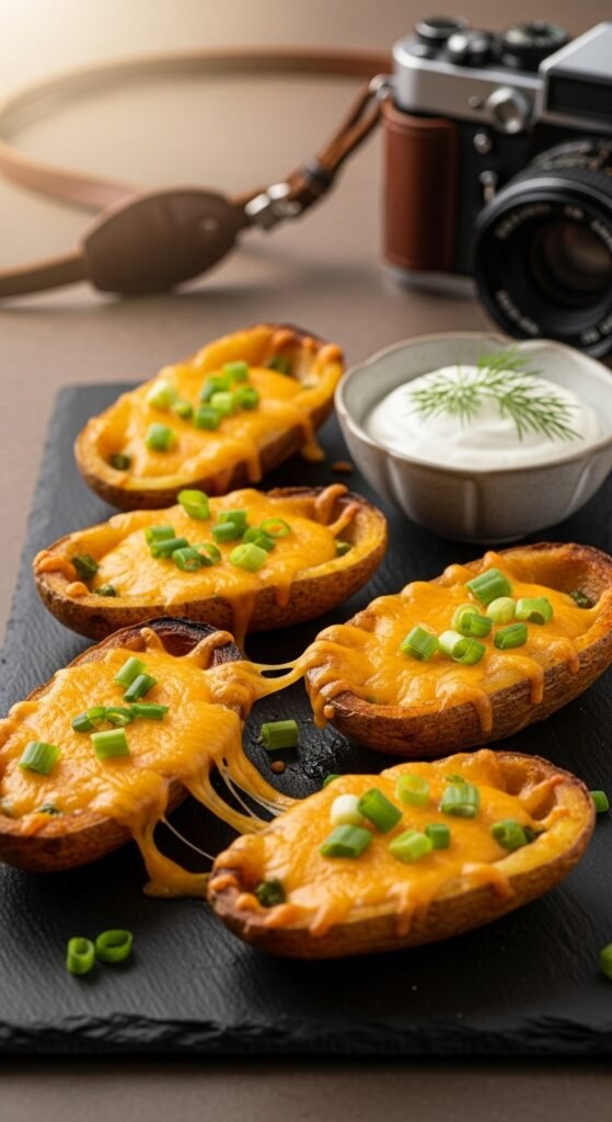 Irish Cheddar Potato Skins