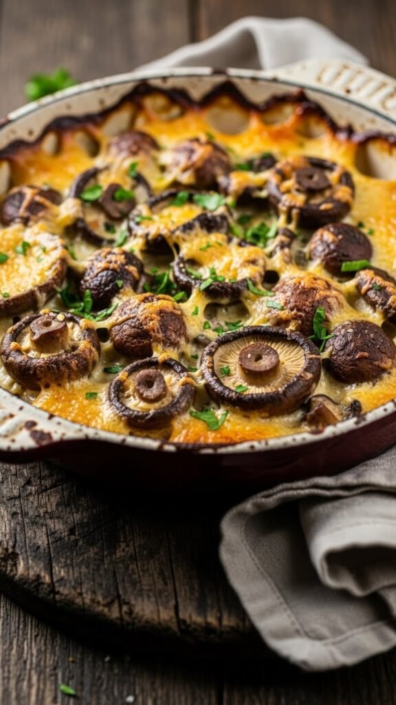 Irish Creamy Mushroom Bake
