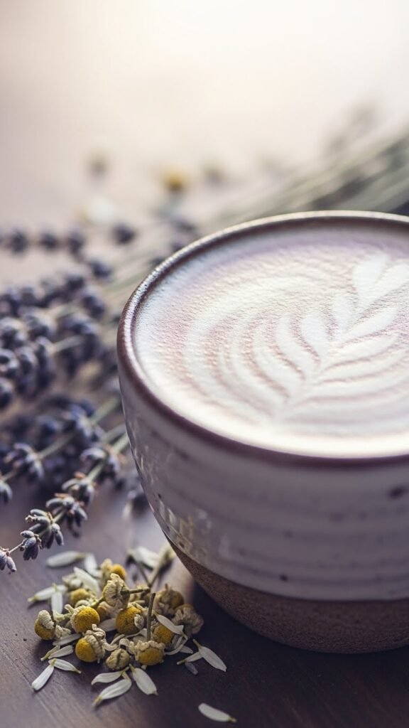 Lavender Chamomile Tea Latte