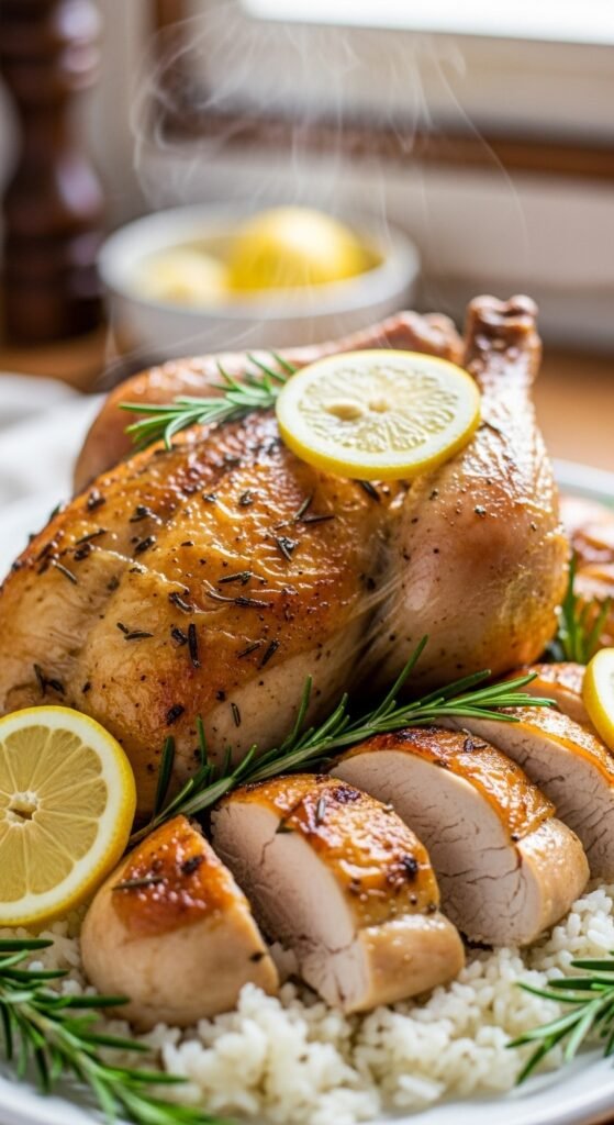 Lemon Herb Chicken with Rice