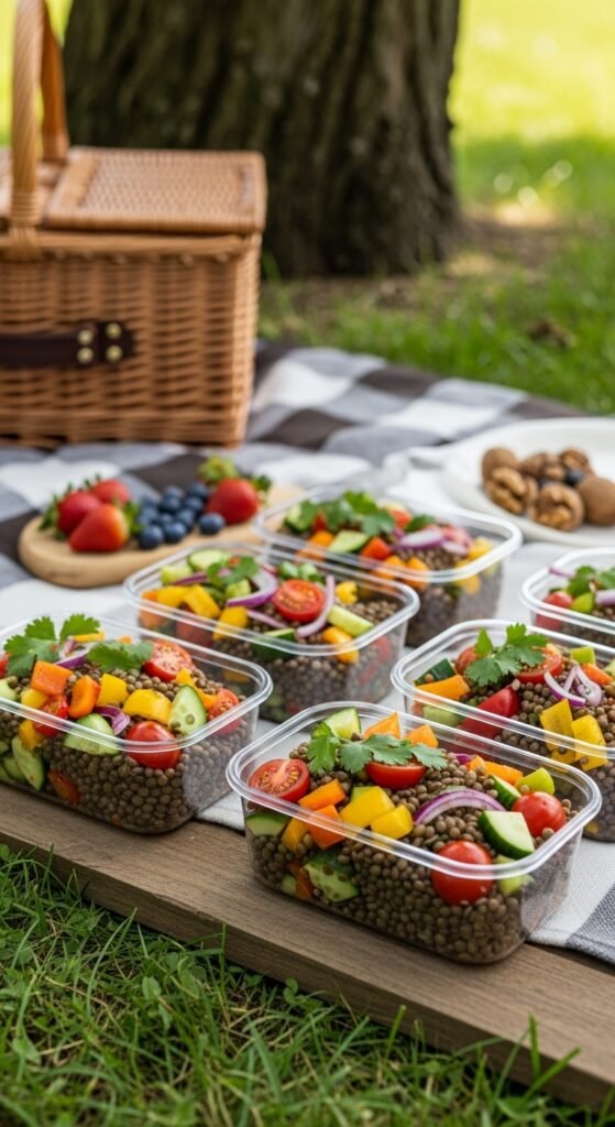 Lentil Salad Portions