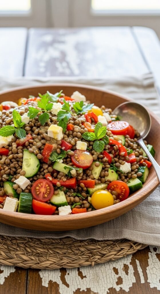 Lentil Veggie Salad