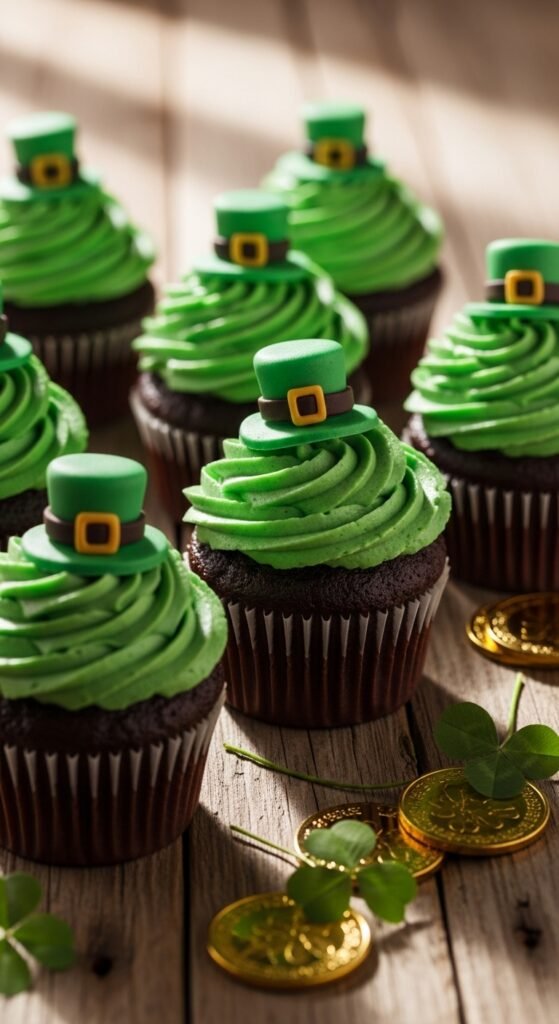 Leprechaun Hat Cupcakes