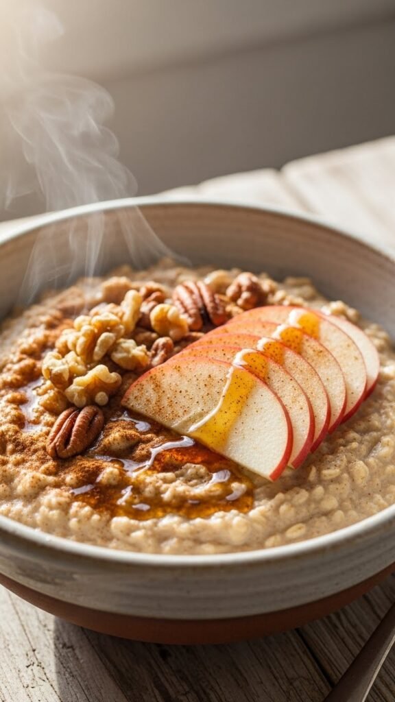 Maple Cinnamon Oatmeal Bowl