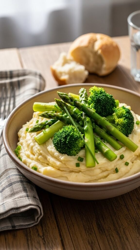 Mashed Potato Veggie Bowls