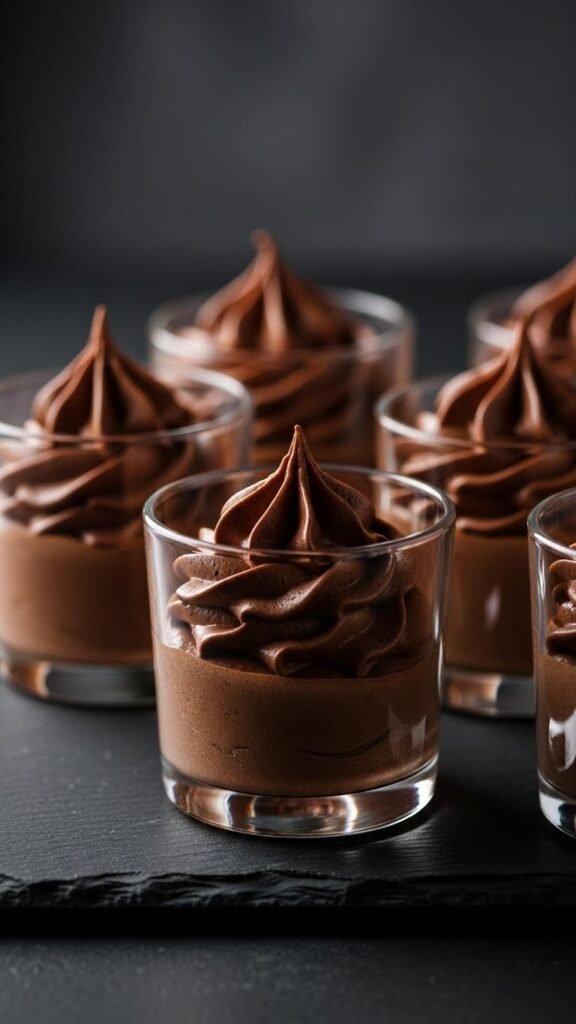 Mini Chocolate Mousse Cups