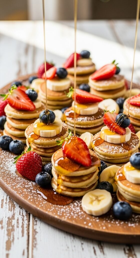 Mini Pancake Stacks