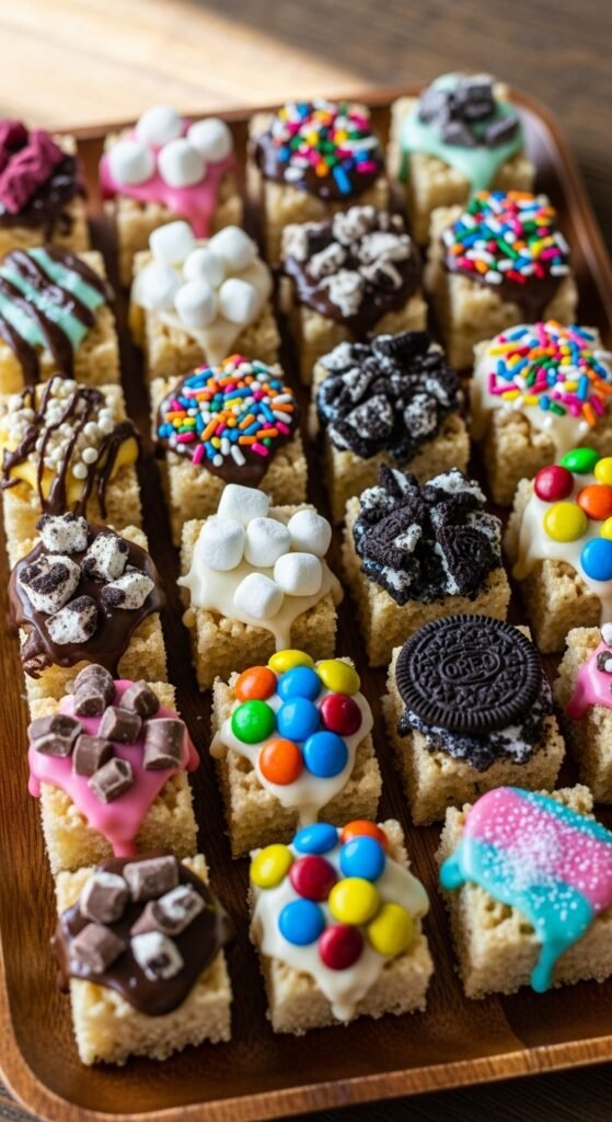 Mini Rice Treat Squares