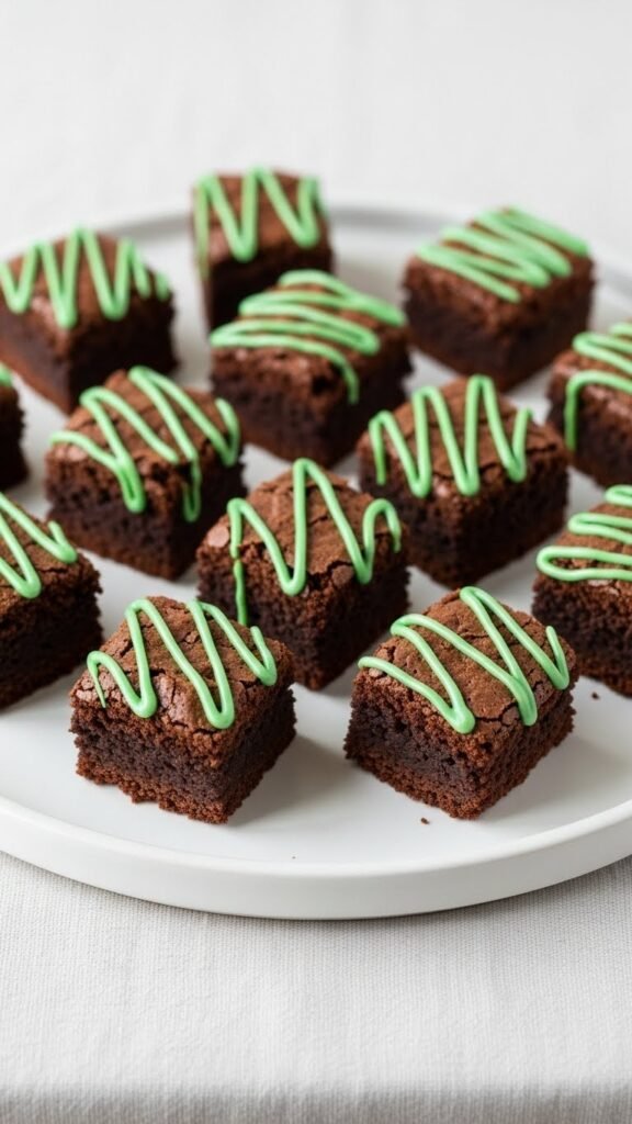 Mint Brownie Squares