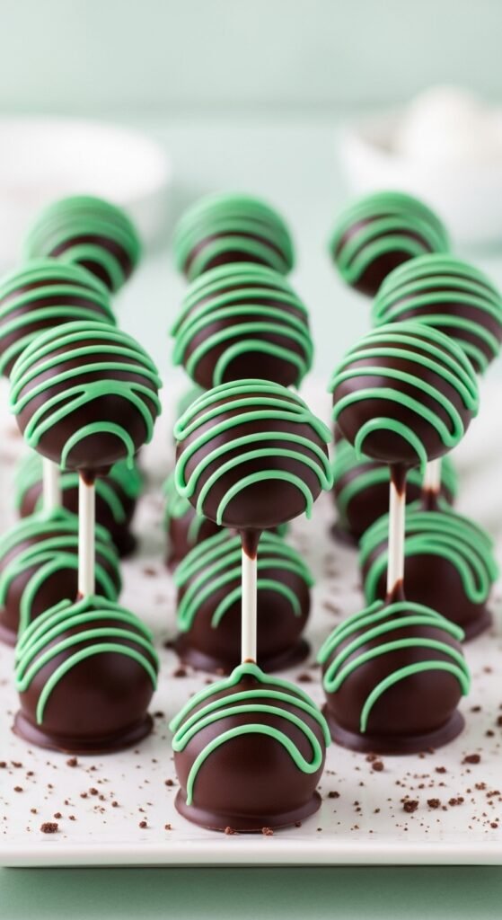 Mint Chocolate Cake Pops