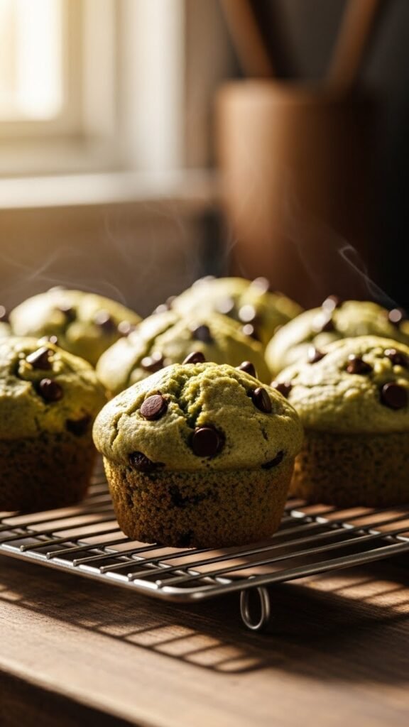 Mint Chocolate Muffins