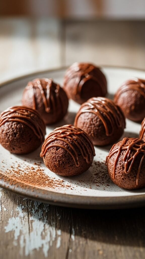 No-Bake Brownie Bites