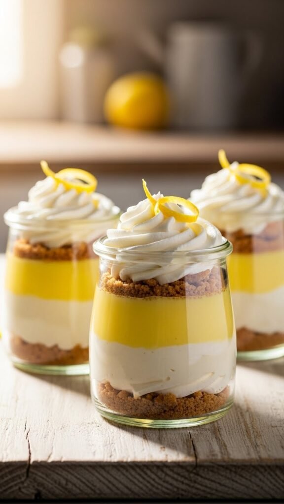 No-Bake Lemon Cups