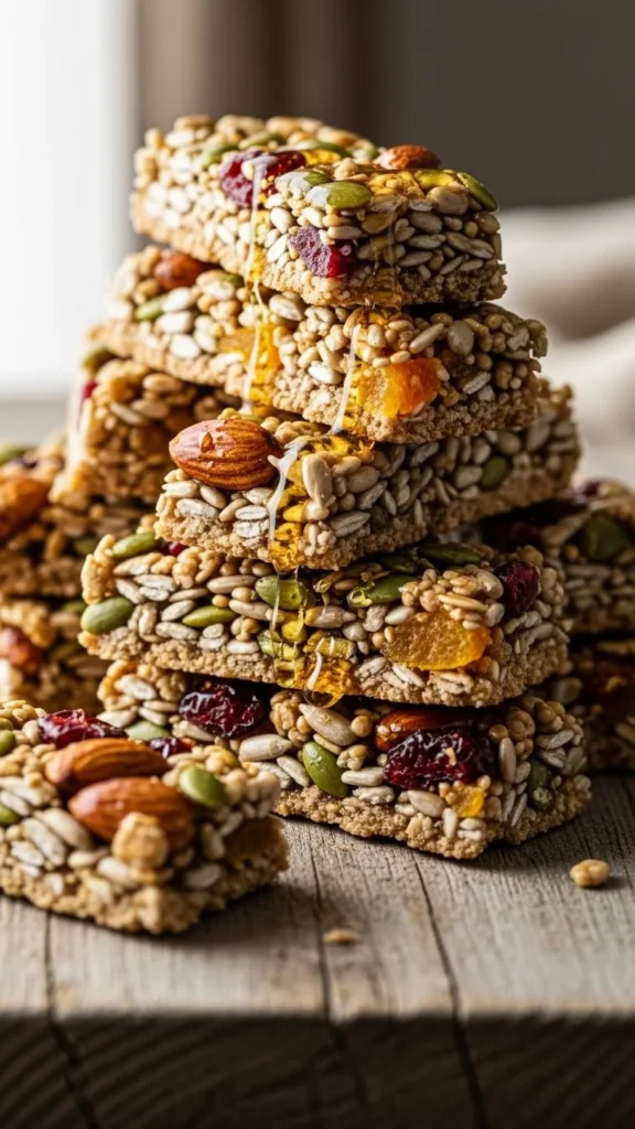 No-Bake Winter Granola Bars