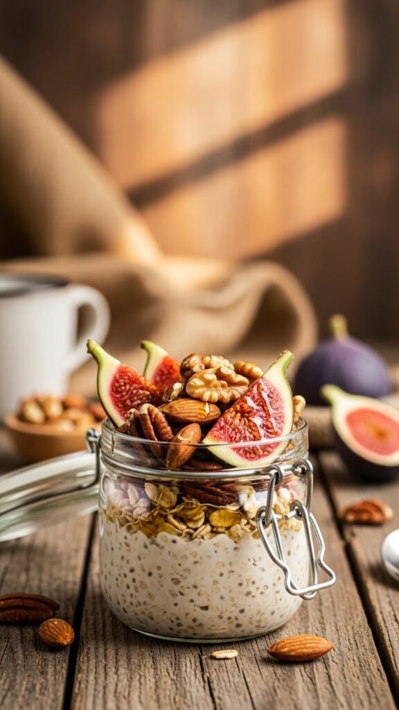 Nutty Fig Overnight Oats