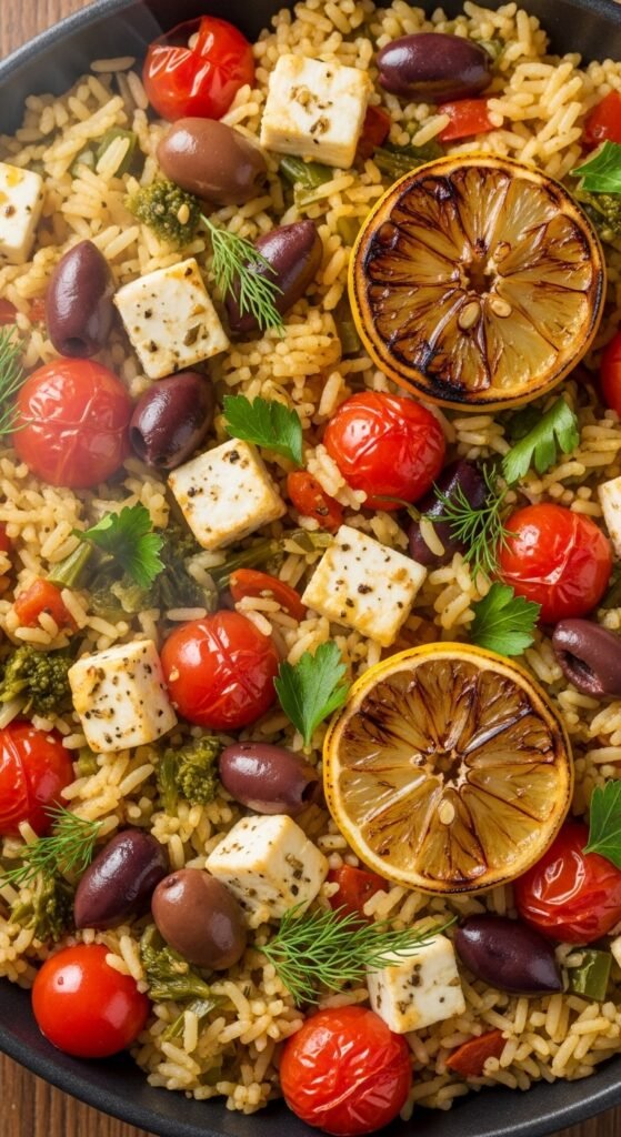 One-Pot Mediterranean Rice