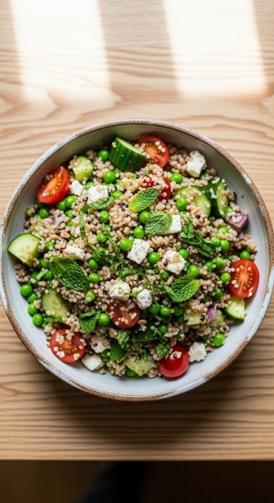 Pea and Mint Grain Salad