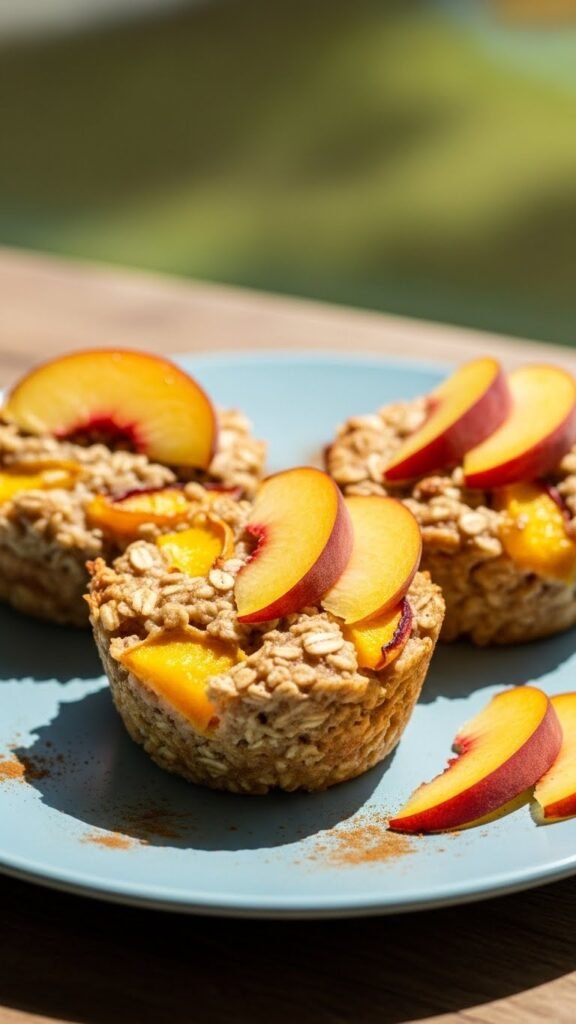 Peach Oatmeal Cups