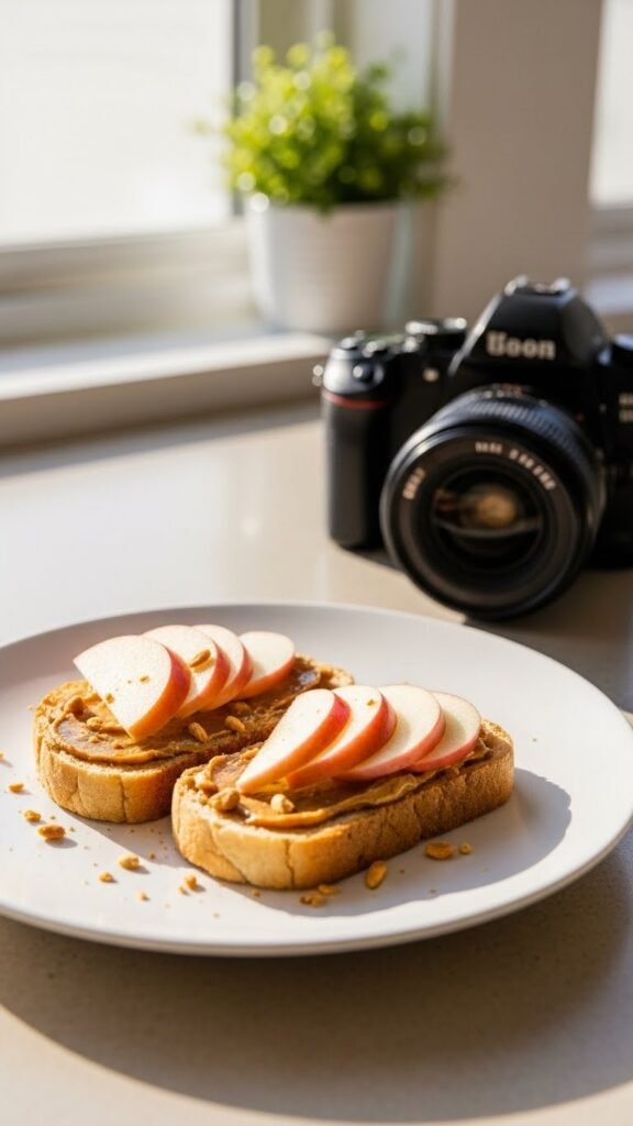 Peanut Butter Apple Toast