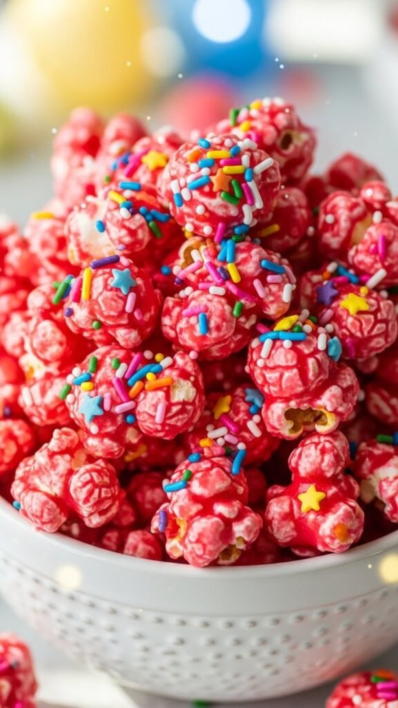 Pink Popcorn Snack Mix
