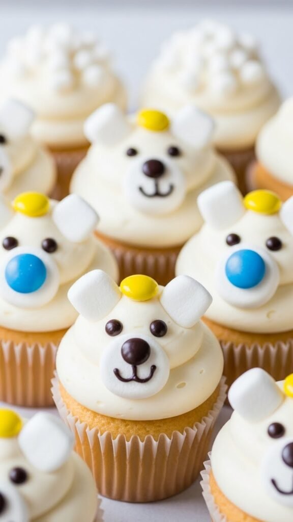 Polar Bear Cupcakes
