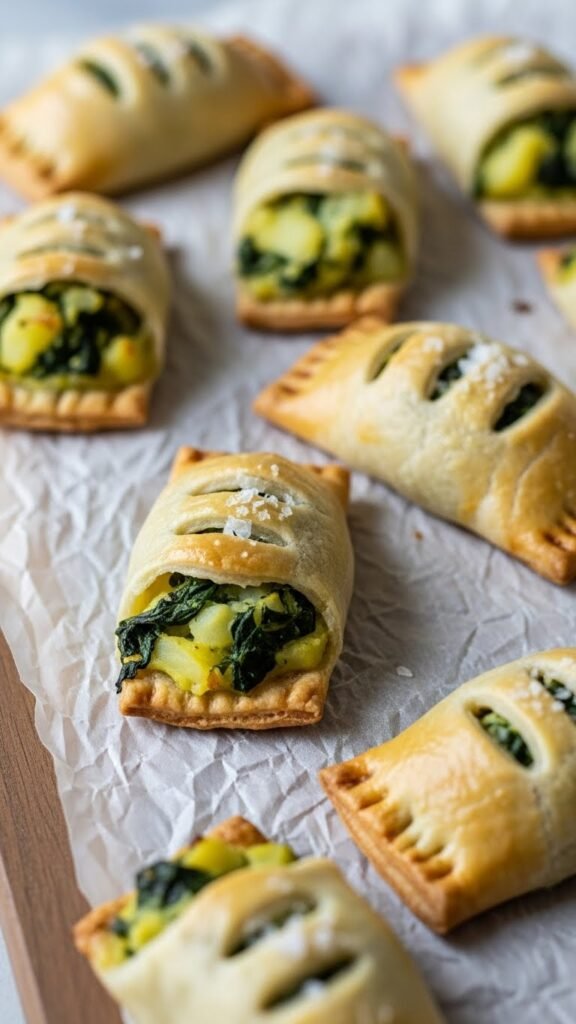 Potato and Spinach Hand Pies