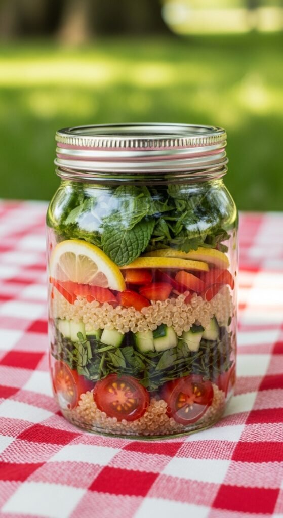 Quinoa Jar Salads