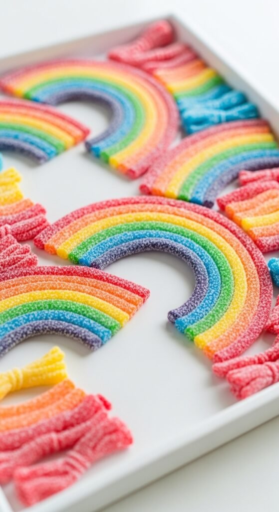 Rainbow Rope Candy Trays