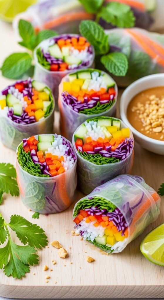 Rice Paper Veggie Rolls