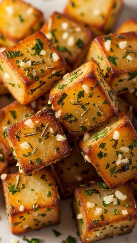 Roasted Garlic Potato Bites