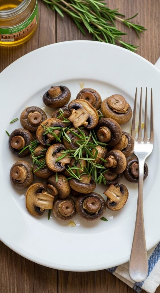 Roasted Mushrooms With Herbs