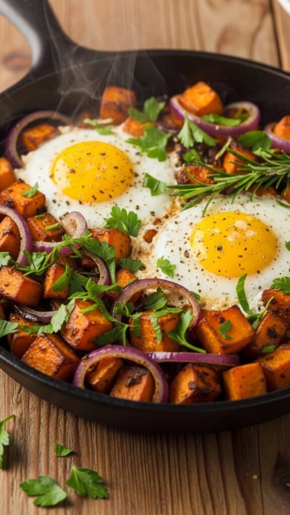 Roasted Sweet Potato Breakfast Hash