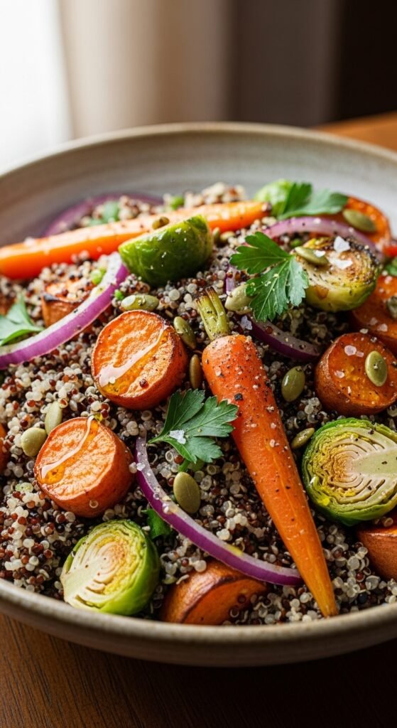 Roasted Vegetable and Quinoa Salad