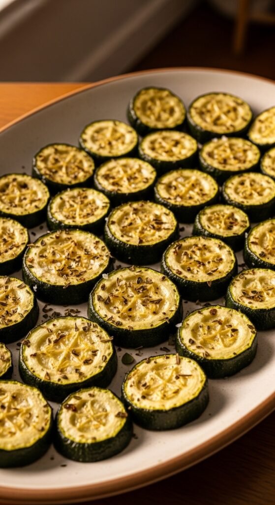 Roasted Zucchini Rounds