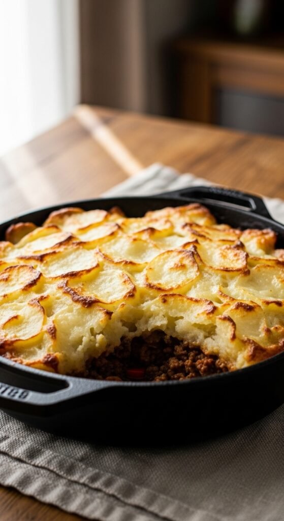 Rustic Cast-Iron Shepherd’s Pie