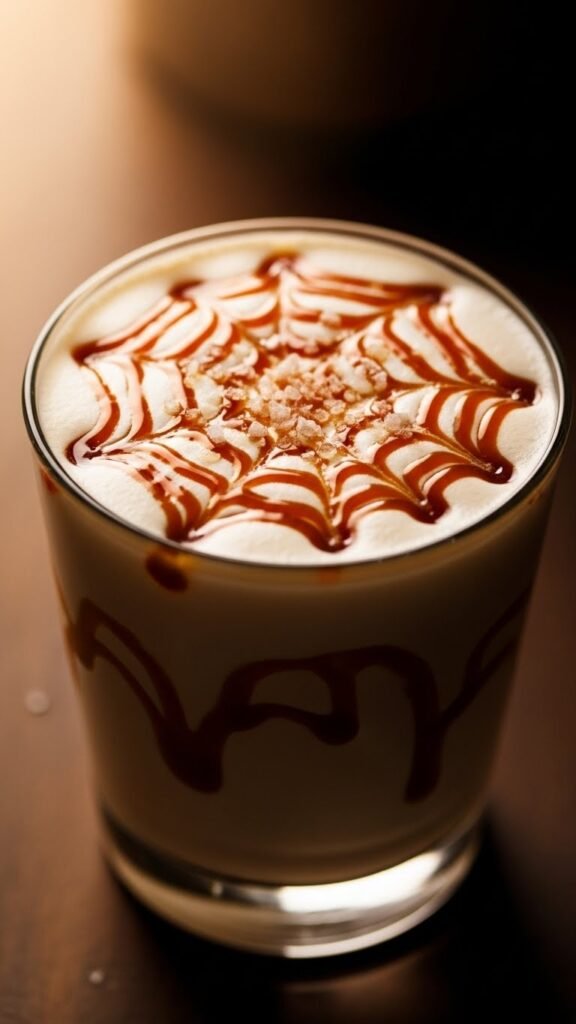 Salted Caramel Steamed Milk