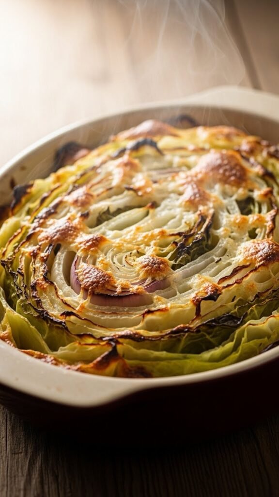 Savory Cabbage and Onion Bake