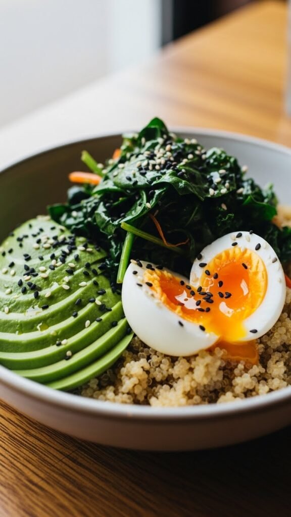 Savory Quinoa Breakfast Bowl