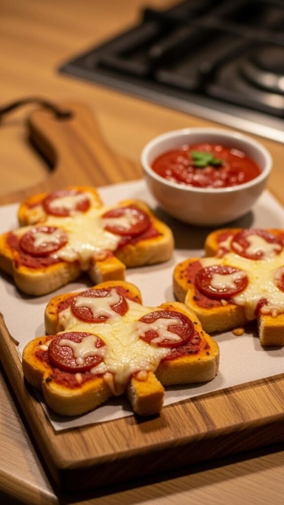 Shamrock Pizza Toast