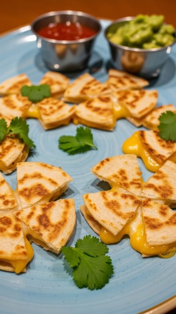 Shamrock Quesadilla Shapes