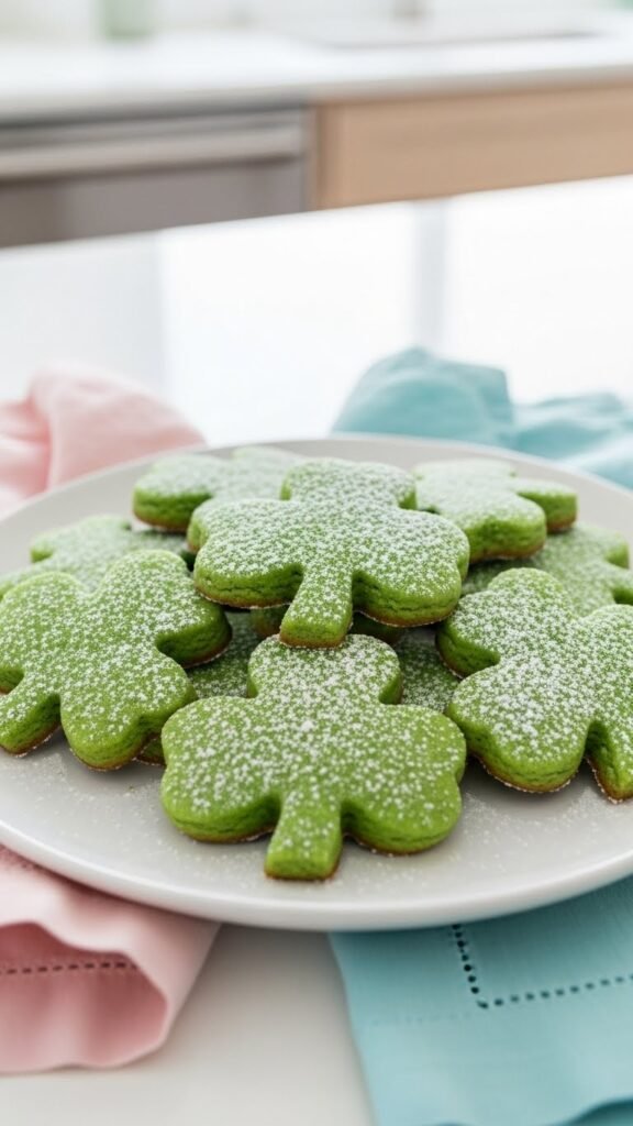 Shamrock Sugar Cookies